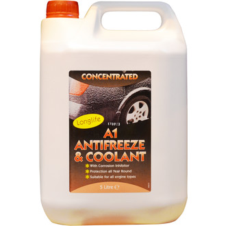 A1 Motorstores Red 5L Antifreeze & Coolant