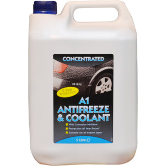 A1 Motorstores Blue 5l Antifreeze & Coolant