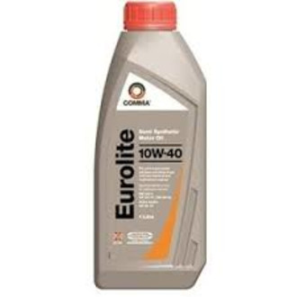 Comma Eurolite 10w40 Semi Synthetic Oil 1l Bottles